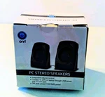Onn Pc Stereo Speakers W/integrated Volume Control Ona .see Photos For Type.new. Fixed Price $14.99.