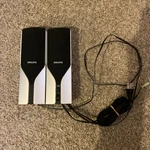Philips Multimedia Speakers 2.0 SPA3200/17 Tested And Working. Fixed Price $20.00.