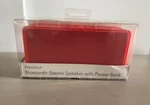 Insignia - Portable Bluetooth Stereo Speaker With Power Bank Red New. Fixed Price $20.99.