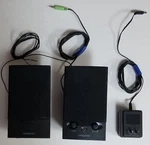 Creative Sound Blaster SBS250 Black Multimedia Computer Speakers Used Untested. Fixed Price $15.55.