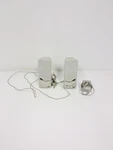 White Desktop Computer Speakers Cyber Acoustics Studio Series MMS-15 Pair Tested. Fixed Price $28.00.