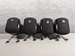 Set Of 4 Logitech Thx Desk Shelf Home Theater Speakers 900201-0151A Untested Lot. Fixed Price $63.99.
