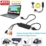 USB2.0 Vhs To Dvd Converter Audio Video Capture Kit Scart Rca Cable For WIN10. Fixed Price $11.97.