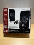 Cyber Acoustics CA-2022 18W Powered 2.0 Speaker System Control Pod New Open Box. Fixed Price $19.99.