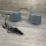 Amazonbasics 2 Usb Powered Computer Speakers With Dynamic Sound Silver. Fixed Price $11.69.