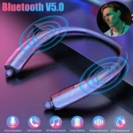 Bluetooth Neckband Wireless Earbuds Speaker Headset Stereo Earphones Retractable. Fixed Price $28.96.
