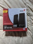 Genius SP-S110 Multimedia Stereo Pc 2-PIECE 120V Speakers. Fixed Price $22.00.
