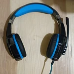 Bengoo Gaming Headset Boom Mic Led Lights Black Blue Usb 3.5MM Volume Control. Fixed Price $17.99.