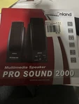 Inland Pro Sound 2000 Multimedia Speaker System Computers & Portable Devices Nib. Fixed Price $25.00.