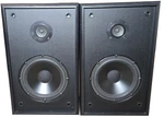 Pair Of Cambridge Soundworks Model Six Speakers Henry Kloss - Black. Fixed Price $110.00.