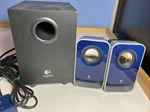 Logitech LS-21 Computer Speakers. Fixed Price $19.99.