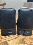 Radio Shack Optimus AMX-4 Amplified Speaker System Nib Vtg Battery Usage. Fixed Price $20.00.
