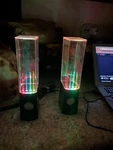 Led Dancing Water Speaker Multicolor, Lights, Desk, Top, Ipod, Apple Phone LOT2. Fixed Price $21.27.