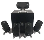 Logitech Z-5300 Thx 5.1 Surround Sound Speaker System Complete Tested Works. Fixed Price $275.99.