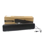 Phision FD0009 Speaker Aux Usb Fantastic Bass Soundbar Black. Fixed Price $17.04.