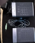 Harman Kardon HKS6 2.0 Channel Wired Computer Speakers 3.5MM Silver/black. Fixed Price $30.00.