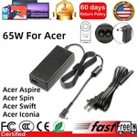 65W Adapter Charger For Acer Aspire S5 A315 A515 Travelmate Spin Chromebook. Fixed Price $10.99.