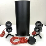 Logitech System Z553 - Computer Tested Works Great All Cables. Fixed Price $56.00.