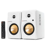 Prosonic BT30 Active Powered Wireless Bluetooth Bookshelf Speakers 80WATTS White. Fixed Price $133.43.