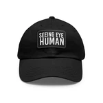 New! Seeing Eye Human ,funny Blind Dog Owner Design Best Hat With Leather Patch. Fixed Price $30.99.