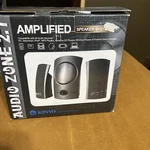 Kinyo Audio Zone 2.1 Amplified Computer Speakers New Opened Box. Fixed Price $14.79.