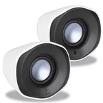 Logitech Z110 2-PIECE 3.5MM Multimedia Analog Stereo Speaker (white) Usb Powered. Fixed Price $19.95.