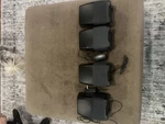 Insignia Home Theater Speaker System Black Wired Set With Power Adapters. Fixed Price $15.00.