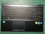 Samsung Ativ Book NP870Z5G Palmrest Touchpad Backlit Keyboard BA75-04742A #MH674. Fixed Price $9.45.