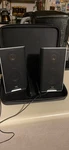 Cyber Acoustics Fc Mini Usb Speakers CA-2908 W/ Case. Fixed Price $20.00.