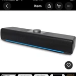Heanttv Computer Speakers Wired Sound Bar Usb Powered With Powerful Stereo 3.5MM. Fixed Price $49.45.