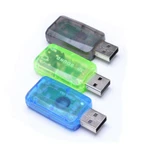 Black External Usb 2.0 To 3D Virtual Audio Sound Card Adapter Converter 7.1 Ch. Fixed Price $5.99.