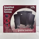 Cyber Acoustics Amplified Speaker System Game Series CA-3080 Black New In Box. Fixed Price $39.99.