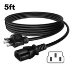 5FT Ul Ac Power Cord Cable For Philips 170B4 170C4 170S5 170S4FB/74H Lcd. Fixed Price $6.74.