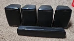 Samsung Set Of 5 Speakers (2)FRONT PS-FZ320 (2)REAR PS-RZ320 (1CENTER PS-CZ320. Fixed Price $20.00.