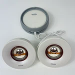 Philips SBA1500 Amplified Wired Speakers White Compact Audio Jack. Fixed Price $21.59.