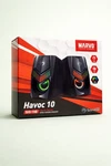 Marvo Havoc 10 SG-118 Wired Gaming Speaker Rgb Stereo Sound Usb Deep Bass. Fixed Price $10.96.