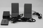 Bose Computer Musicmonitor Speakers With Cables, Power Supply, And Remote. Fixed Price $299.00.