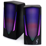 Befree Sound Dual 2.0 Computer Gaming Speakers W Led Rgb Lights, Volume Control. Fixed Price $35.99.