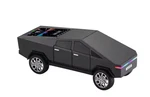 Cyber Truck Black Wireless Speaker With Display Connects All Devices. Fixed Price $25.00.