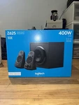Logitech 980-001258 Z625 45W Thx Sound 2.1 Speaker System Black. Fixed Price $120.00.
