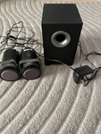 Altec Lansing BX1221 2.1 Wired Computer Speakers Set Subwoofer Black 3.5MM. Fixed Price $20.00.