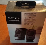 Sony SRS-A3 2.0 Channel Wired Portable Speaker System, Volume Control, Black. Fixed Price $18.10.