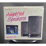 Optimus AMX-10 Stereo Amplified Speakers Nib Vintage Radioshack Tested Working. Fixed Price $31.00.