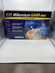 Matrox Millennium G400 Max 32MB Agp Video Graphics (G4 + MMDHA32) Dual Vga New. Fixed Price $499.99.