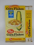 Vintage 1961 Post Toasties Corn Flakes Empty Cereal Box Smoke Free Home. Fixed Price $224.99.