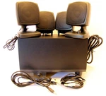 Altec Lansing ACS54 Computer Surround Sound, Speakers + Subwoofer. Fixed Price $39.00.