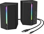 Fifine - Rgb Gaming Speakers, Wired Desktop Pc With Volume Control, .... Fixed Price $44.99.