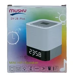 Musky DY-28 Mini-hifi Bluetooth Speaker White. Fixed Price $15.00.