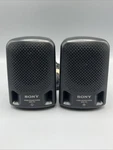Sony SRS-P3 Portable Walkman Mini Stereo Speaker System 4" Tall Tested & Works. Fixed Price $14.95.