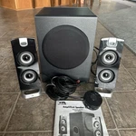 Cyber Acoustics CA-3602A 62W Desktop Computer Speaker With Subwoofer. Fixed Price $55.00.